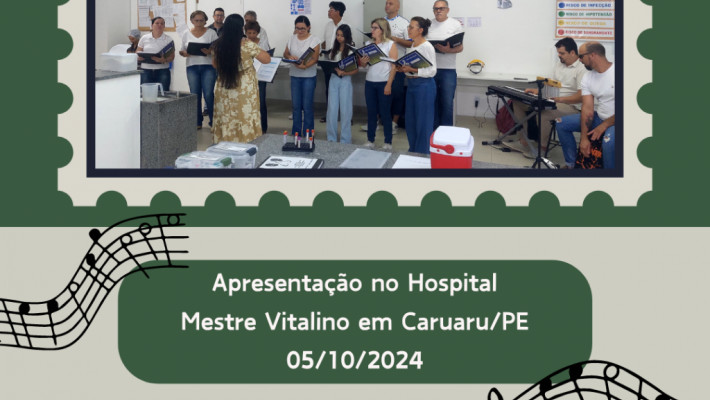 Apresentação no Hospital Mestre Vitalino