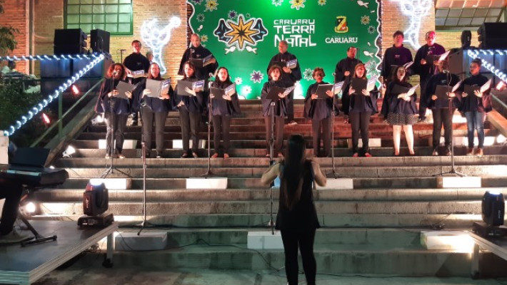 Coral AABB participa de abertura de natal de Caruaru