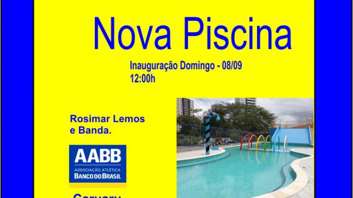 Reforma do parque aquático será inaugurada no próximo domingo