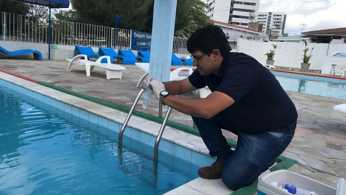 PARQUE AQUÁTICO – EXAME LABORATORIAL DE ÁGUA GARANTE QUALIDADE