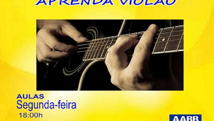 AULAS DE VIOLÃO – MATRÍCULAS ABERTAS