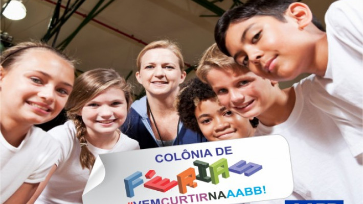 COLÔNIA DE FÉRIAS ESTÁ CHEGANDO