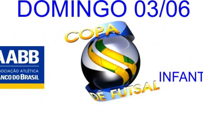 COPA DE FUTSAL SERÁ REALIZADA NESTE DOMINGO 03/06