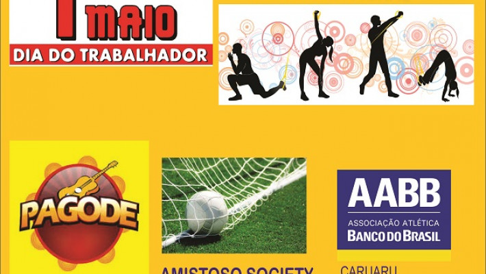 1. DE MAIO TEM PROGRAMAÇÃO NO CLUBE
