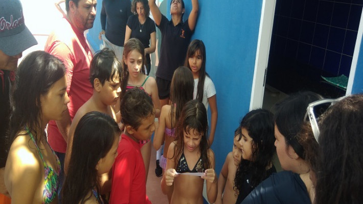 Caça ao chocolate marcou domingo de Páscoa na AABB