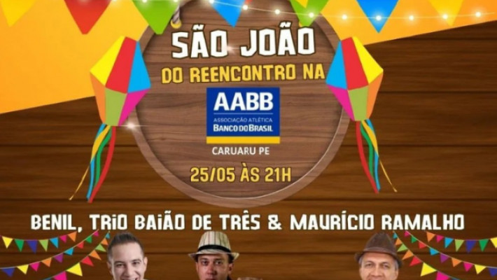 AABB CARUARU PROMOVE O SÃO JOÃO DO REENCONTRO