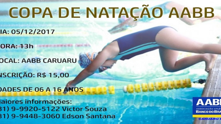 COPA DE NATAÇÃO AABB – DESAFIO DENTRO DA ÁGUA