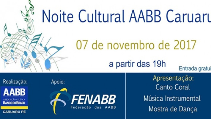 NOITE CULTURAL SERÁ REALIZADA NESTA TERÇA