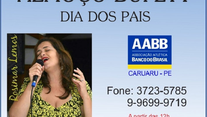 DIA DOS PAIS COM ROSIMAR LEMOS – VOZ E VIOLÃO