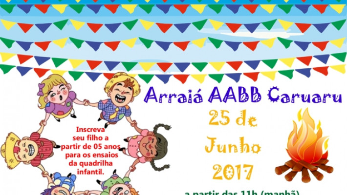 FESTA JUNINA TEM QUADRILHA MATUTA INFANTIL