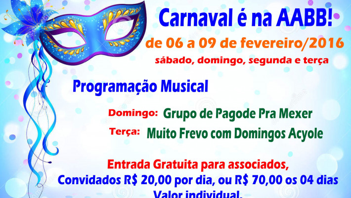 Carnaval 2016 AABB – Caruaru