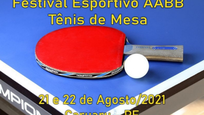 FESTIVAL DE TÊNIS DE MESA ACONTECE NO FIM DE SEMANA