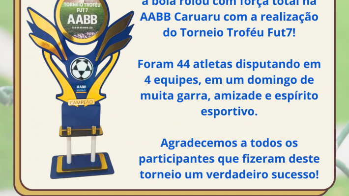 TORNEIO TROFÉU FUT 7
