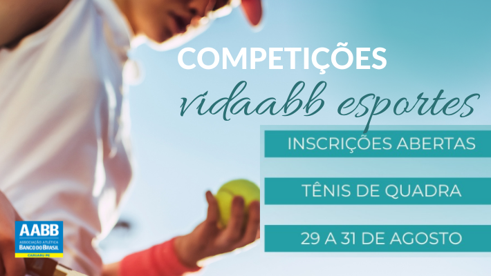  Vem aí o VIDAABB ESPORTES – Tênis de Quadra!