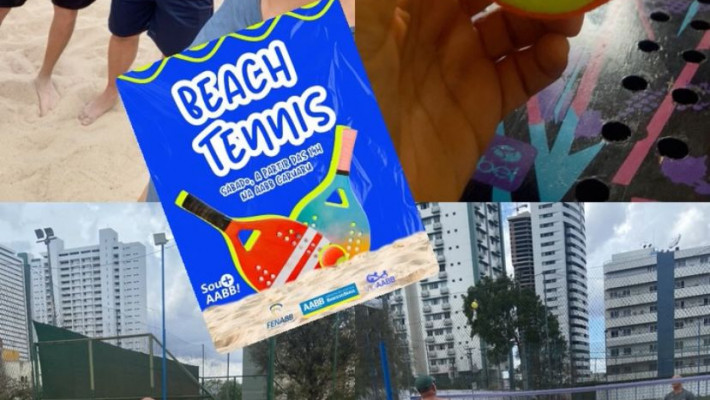 Sábado é dia de Beach Tennis na AABB Caruaru!
