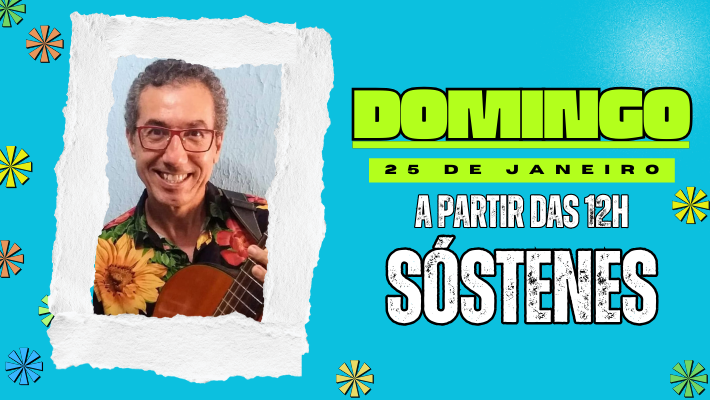 Música ao vivo no domingo com Sóstenes