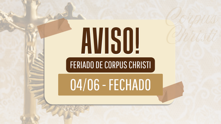 Feriado de Corpus Christi: clube fechado
