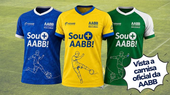 As camisas oficiais da AABB já chegaram!