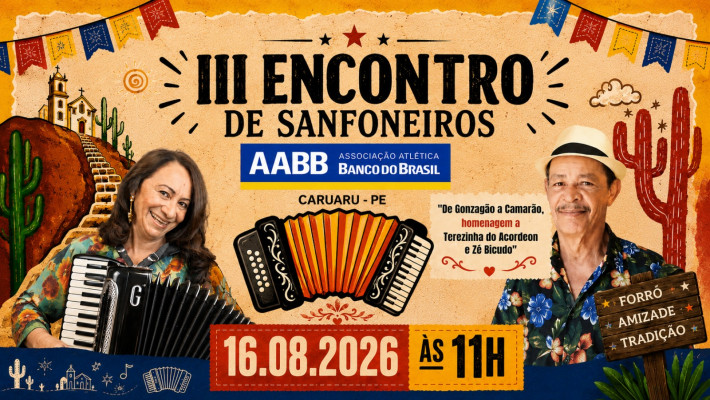 A tradição da sanfona vai tomar conta da AABB Caruaru!
