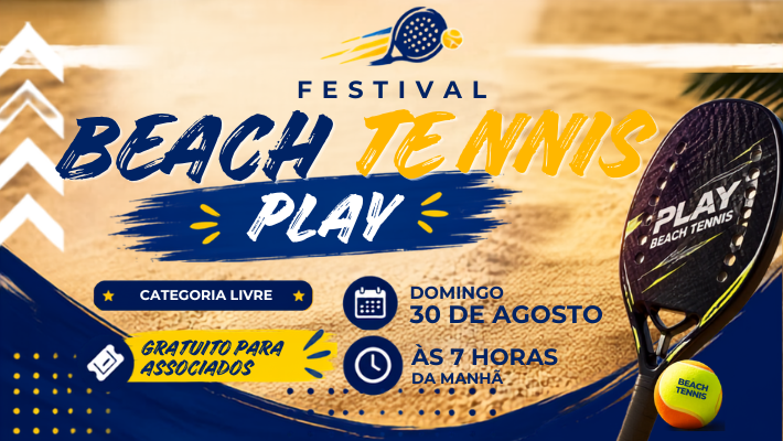 PREPARE-SE PARA UM DOMINGO DE MUITO BEACH TENNIS!