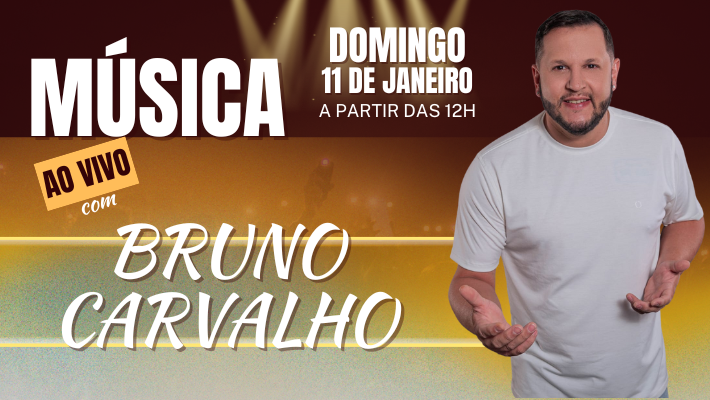 Domingo com música ao vivo!